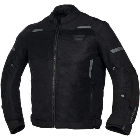 Cortech Aero-Flo 2.0 Mens Textile Motorcycle Jacket Black MD