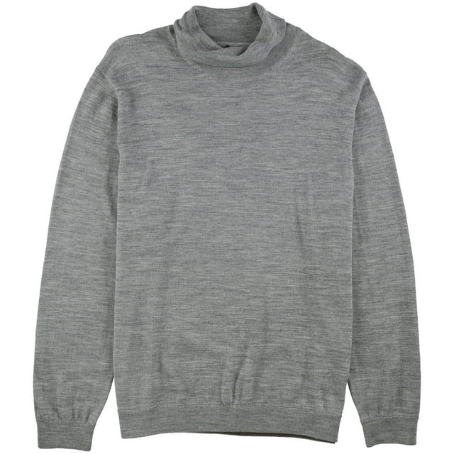Tasso Elba Mens Merino Pullover Sweater, Grey, XXX-Large