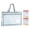Gray, variant on Miyuadkai Art Portfolio Case Transparent Mesh, Artist Folder with Zipper and Handle Portable Organizer, for Artworks Posters Documents Gray
