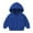 Blue, variant on Toddler Boys Girls Pullover Sweatshirt Children Solid Color Plus Babies Hooded Top Warm for Winter Hoodies for Boys Blue,12-18 Months