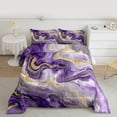thumbnail image 2 of Castle Fairy Abstract Marble 2Pcs Bedding Comforter Set for Boys Girls Children,Gradient Marbling Watercolor Twin Comforter Sets,Gold Metallic Breathable Bedding Set,Luxury Bedroom Decor, 2 of 8