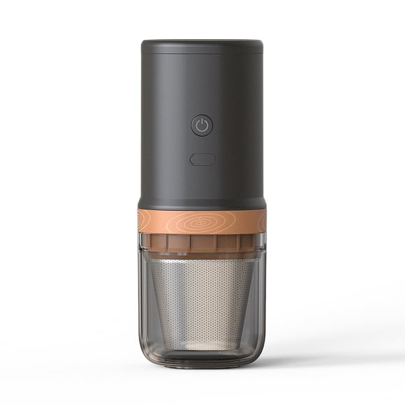 Electric Burr Coffee Grinder 25 Gears Adjustable 24W Portable USB Rechargeable Burr Mill Coffee Bean Grinder with Stainless Steel Core Cleaning Brush for Espresso French Press Drip Coffee Bl