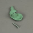 thumbnail image 4 of J.D. Yeatts Verdigris Green Cast Iron Whale Drawer Pulls Cabinet Knobs (Set of 6), 4 of 4