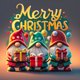 thumbnail image 1 of 5D DIY Con Taladro Colorida Navideño 30x30cm, 1 of 9