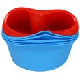 thumbnail image 1 of 10 piezas de molde de silicona para tartas, molde redondo para hornear de 4 pulgadas para el día de San Valentín, molde para hornear de silicona para cocina, molde rojo y azul, 1 of 8