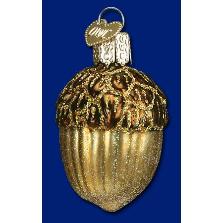 Acorn Old World Christmas Blown Glass Ornament 28075 Tree Decoration FREE