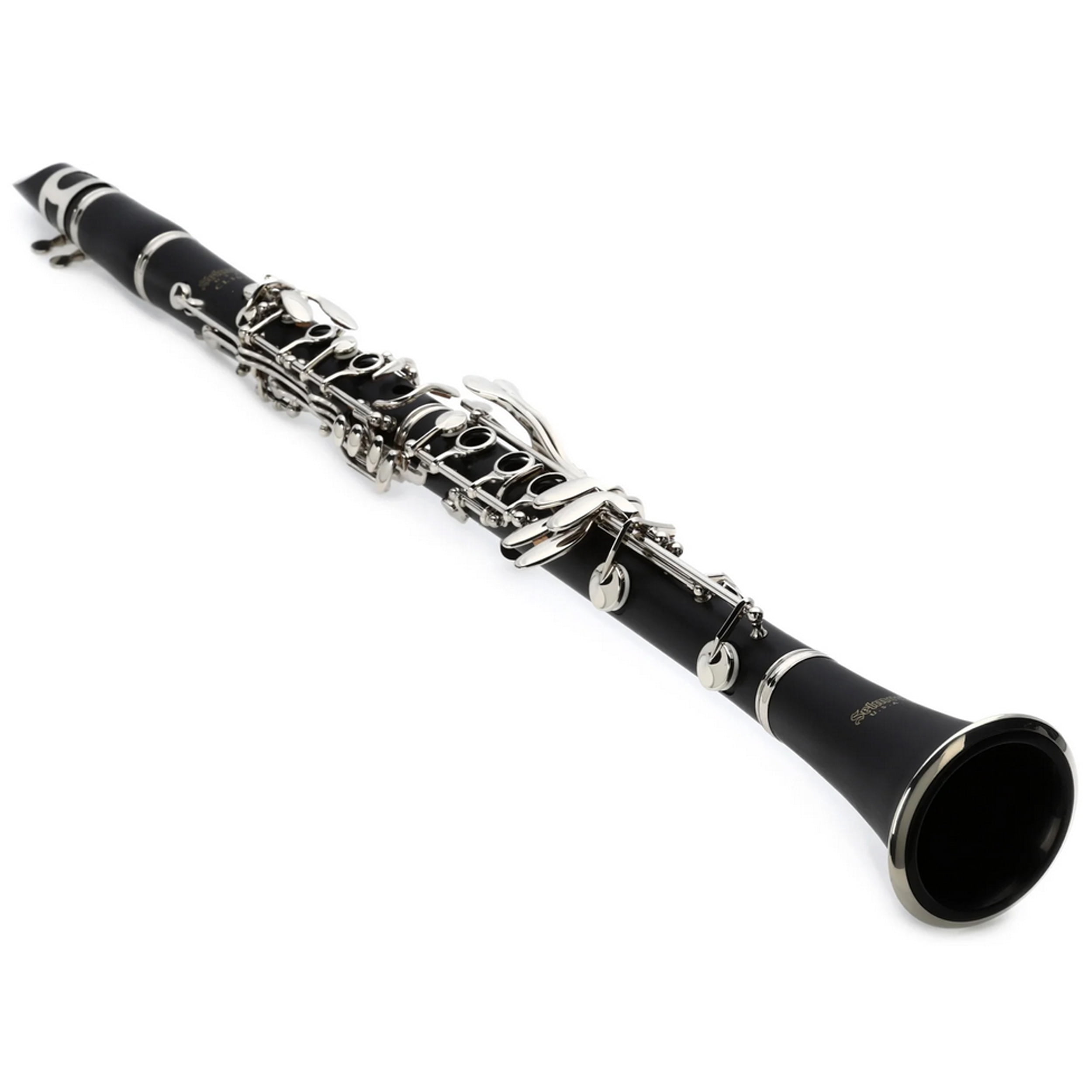 Selmer Selmer Soprano Clarinet in Bb, Standard, Nickel Plated Finish, ABS Case, Selmer R201 Mouthpiece Nickel Keys