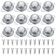 thumbnail image 1 of Paquete de 12 ruedas giratorias de 360° con cojinetes de bolas de 1" silenciados, 1 of 5