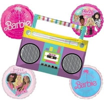 Barbie's Birthday Party Supplies Boombox Foil Balloon Bouquet Decorations