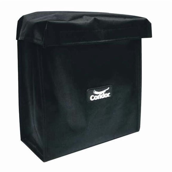Condor Respirator Storage Bag,Polyester,Black 25F571