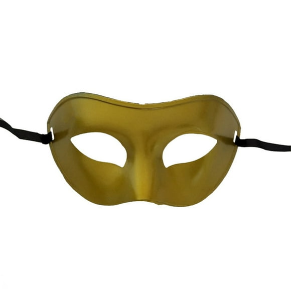 Half Face Antique Masque Carnival Conceal Prom Solid Color Mardi Gras Ball Party Masquerade Gentleman Makeup Party Decoration Gifts Halloween golden