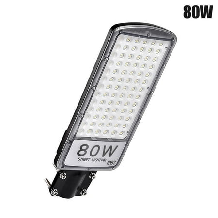 

Alexsix 80/50/30W LED Road Street Flood Light Garden Spot Lamp Head Outdoor Yard IP67