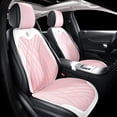 thumbnail image 4 of Funda protectora de lujo para asiento de coche, cojín de respaldo para asiento delantero, almohadilla protectora de lino para respaldo delantero, cojín para asiento trasero, 4 of 5