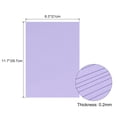 thumbnail image 2 of Uxcell Cardstock Scrapbook Paper 8.3" x 11.7", 74 Lb/200 Gsm, Light Purple 20 Pack, 2 of 4