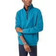 thumbnail image 1 of Nautica Mens Solid Quarter Zip Fleece Pullover,  X-Small, 1 of 1