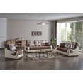 thumbnail image 4 of Ottomanson Convertible Accent Armchair with Hidden Storage, Firm Comfort Seating, Cream, 4 of 5
