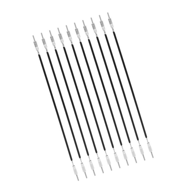 10 piezas de cuerda de cola de violín, accesorio para instrumento de cuerda, cordal antideslizante, tripa 116 cm x 02 cm x 04 cm