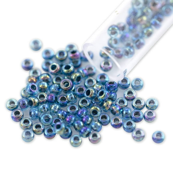 Miyuki Round Rocaille Seed Bead 8/0 Inside Color Dark Aqua