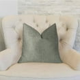 thumbnail image 2 of Plutus Jordyn Green and Gold Luxury Throw Pillow 24"L x24"W, 2 of 3