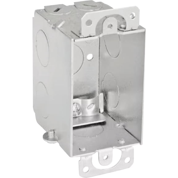 RACO Switch Box Romex Electrical Box 519 - Steel, 3x2 Ears - Multicolor