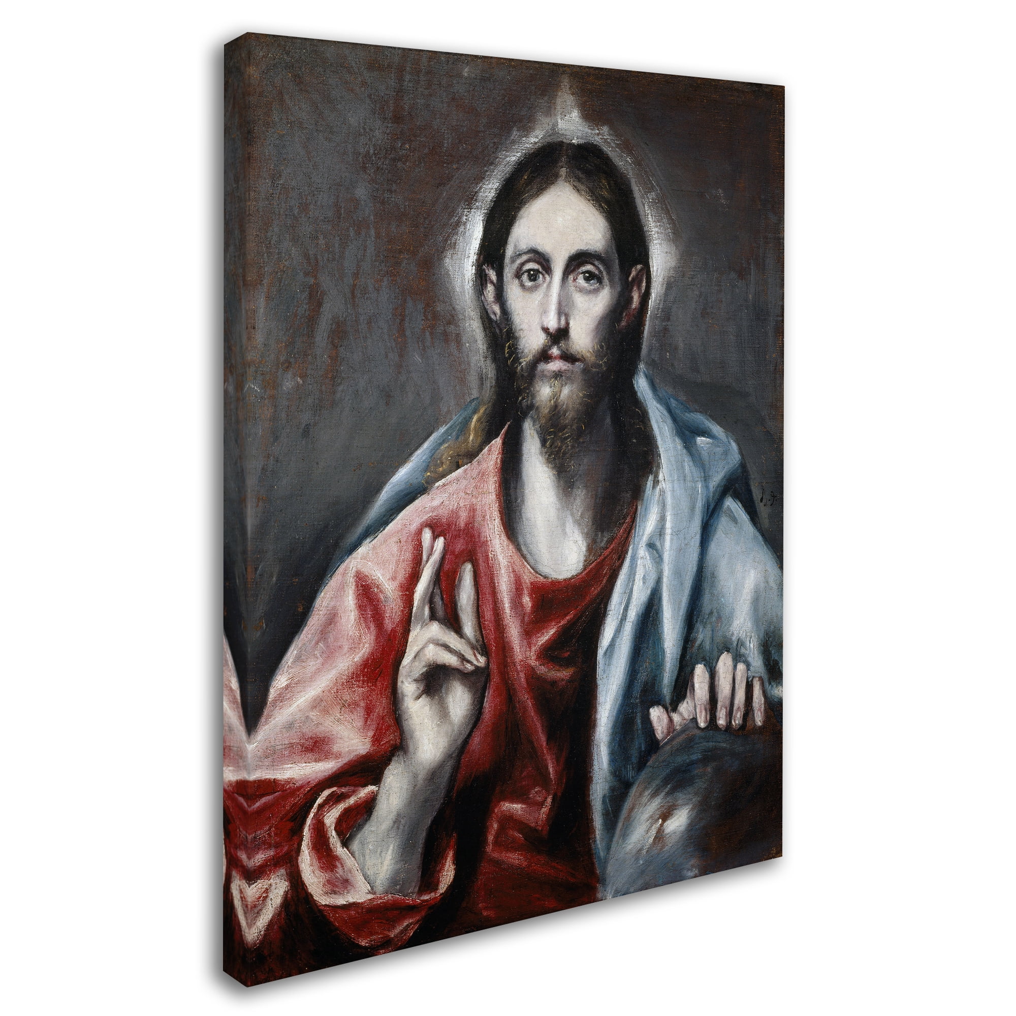 El Greco 'The Saviour Of The World' Canvas Art