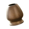 thumbnail image 1 of Porta-Chasen de cerámica, fácil de limpiar, hecho a mano, para la ceremonia del té Matcha Marrón, 1 of 9