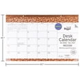 thumbnail image 4 of See It Bigger Leopard Print Desk Pad Calendar, 11" x 17", 15-Month (Oct 2026 - Dec 2027), 4 of 5