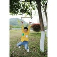 thumbnail image 2 of Kids Trapeze Swing Bar with Rings with Hanging Ropes, 2 of 7