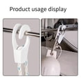 thumbnail image 2 of Rail Mount Boat Fender Hanger Hook Quick Release Clip Professional Versatile Adjuster Clip Line Clip, 2 of 4
