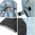 thumbnail image 4 of SUMMIT Sleeping Bag - 3 Seasons for Adults Kids Boys Girls Camping Hiking - Warm Cold Weather Lightweight Portable with Compression Bag for Backpacking in Spring, Summer, Fall and Winter, 4 of 5