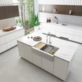thumbnail image 6 of Sinber 33" x 20" x 10" Farmhouse Apron Single Bowl Workstation Kitchen Sink with 16 Gauge 304 Stainless Steel Satin Finish 6 Accessories KSS0005S-OK, 6 of 16