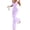 Purple, variant on Stylish Leopard Print Sleeveless Jumpsuit for Women - Perfect for Casual and Evening Wear Pink S