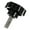 Black, variant on HONMEET Hexagonal Bolt Knob for Furniture Assembly and Maintenance Black ABS Carbon Steel 2 Bolts 2.3×1.8×1.8in