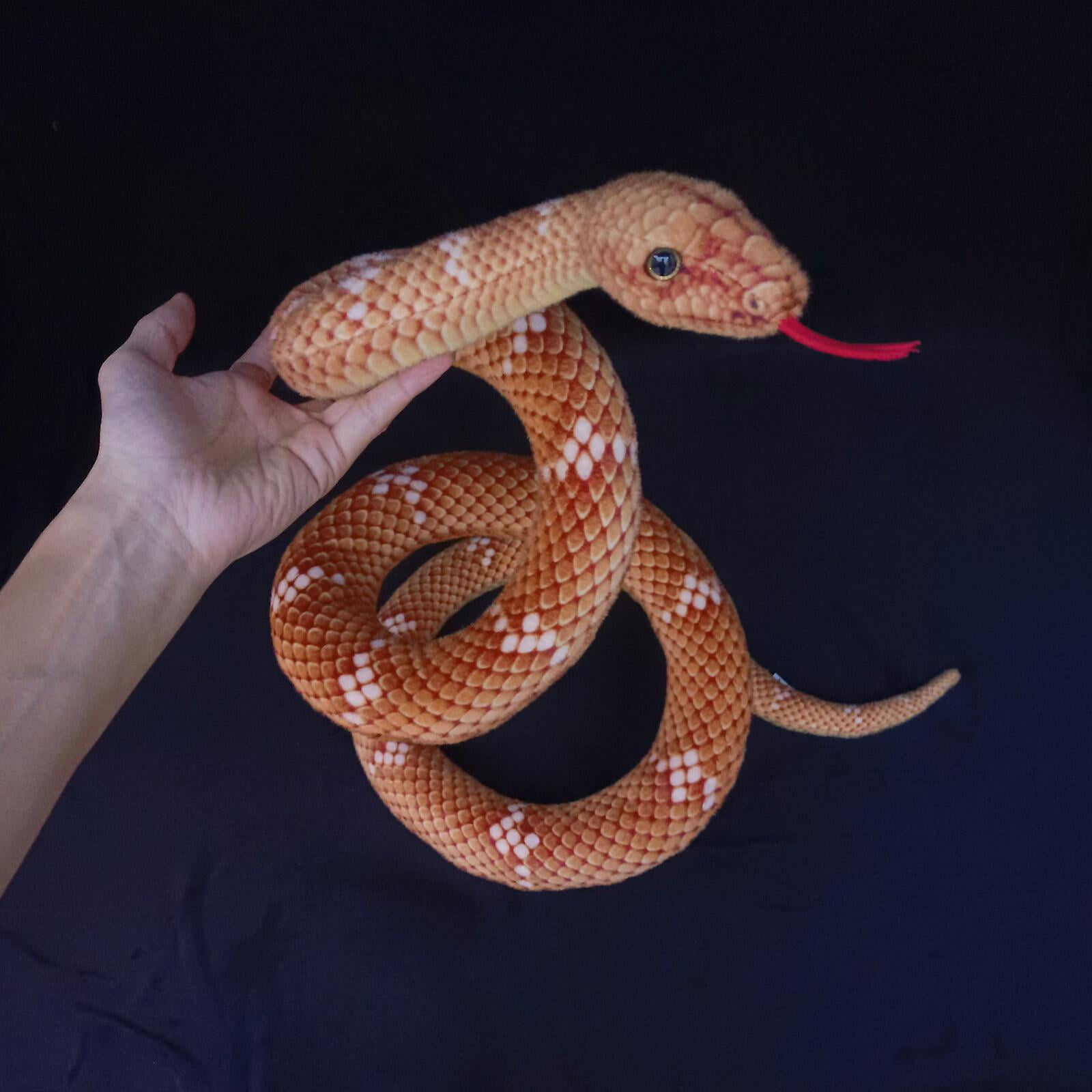 Capnat Peluche Juguete De Peluche De Serpiente Gigante Realista