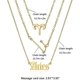 thumbnail image 2 of Juego de 3 collares del zodiaco con colgante de 12 constelaciones, regalo de cumpleaños astrológico para mujeres y niñas., 2 of 5