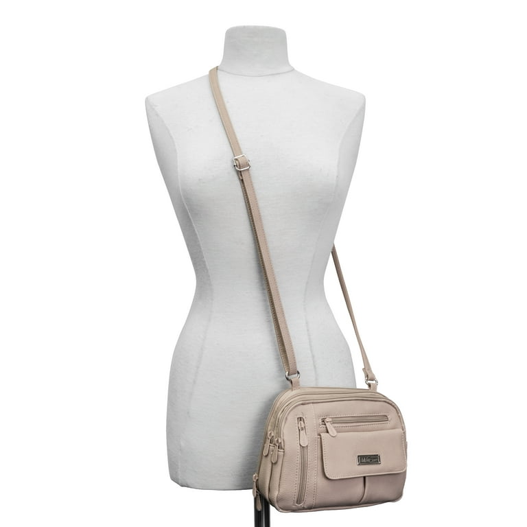 Women's Multisac Zippy Crossbody Bag, Black