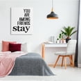 thumbnail image 2 of Stupell Industries You Are Among Friends Stay Bold Typography Phrase, 30 x 40, Design by Deborah Velasquez, 2 of 6