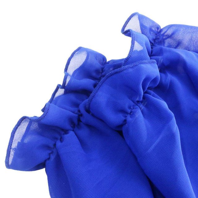 Baohd Boléro Châle en Mousseline à Manches Longues pour Femmes Bleu