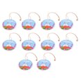 thumbnail image 3 of Wood Hanging Sign, 10pcs Durable Wooden Round Crafts Beautiful  For DIY Gifts For Home Decoration, 3 of 8