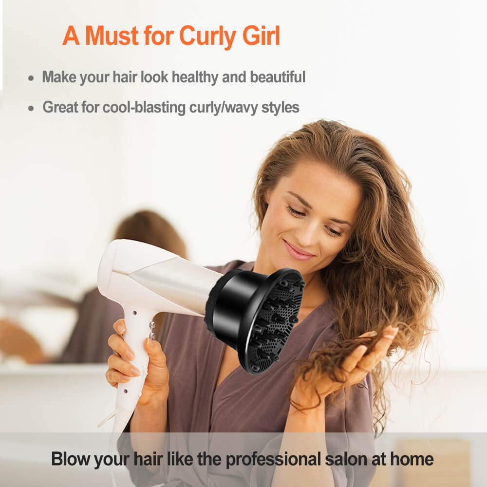 Universal Hair Diffuser, Hair Dryer Diffuser Attachment for Curly