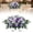 B, variant on Clearance Under $33 1Pc Artificial Cemetery Flower Cemetery Grave Flower For Cemetery Headstone Saddle,Plastic Red