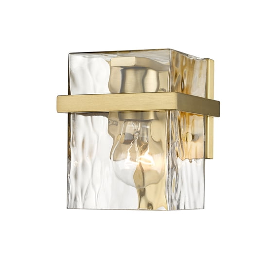 1938-1S-MGLD-Z-Lite-Bennington - 1 Light Wall Sconce In Traditional Style-7 Inches Tall and 5.5 Inches Wide-Modern Gold Finish