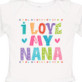 thumbnail image 4 of Inktastic I Love My Nana Grandkids Girls Long Sleeve Baby Bodysuit, 4 of 5