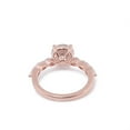 thumbnail image 5 of solitaire jewels 1.5CT Round Moissanite Engagement Ring For Women, 10K Rose Gold, 5 of 6