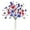style1, variant on 4th of July Patriotic Decoration Artificial Berry Stem Picks for Independence Day Memorial Day Table Centerpieces Decoration (White Blue Red Stars 4PCS)
