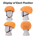 thumbnail image 2 of Muka Waterproof Bicycle Helmet Cover Dustproof Slip On Helmet Cover for Cycling, Travel, Outdoor Activities-Yellow, 2 of 5