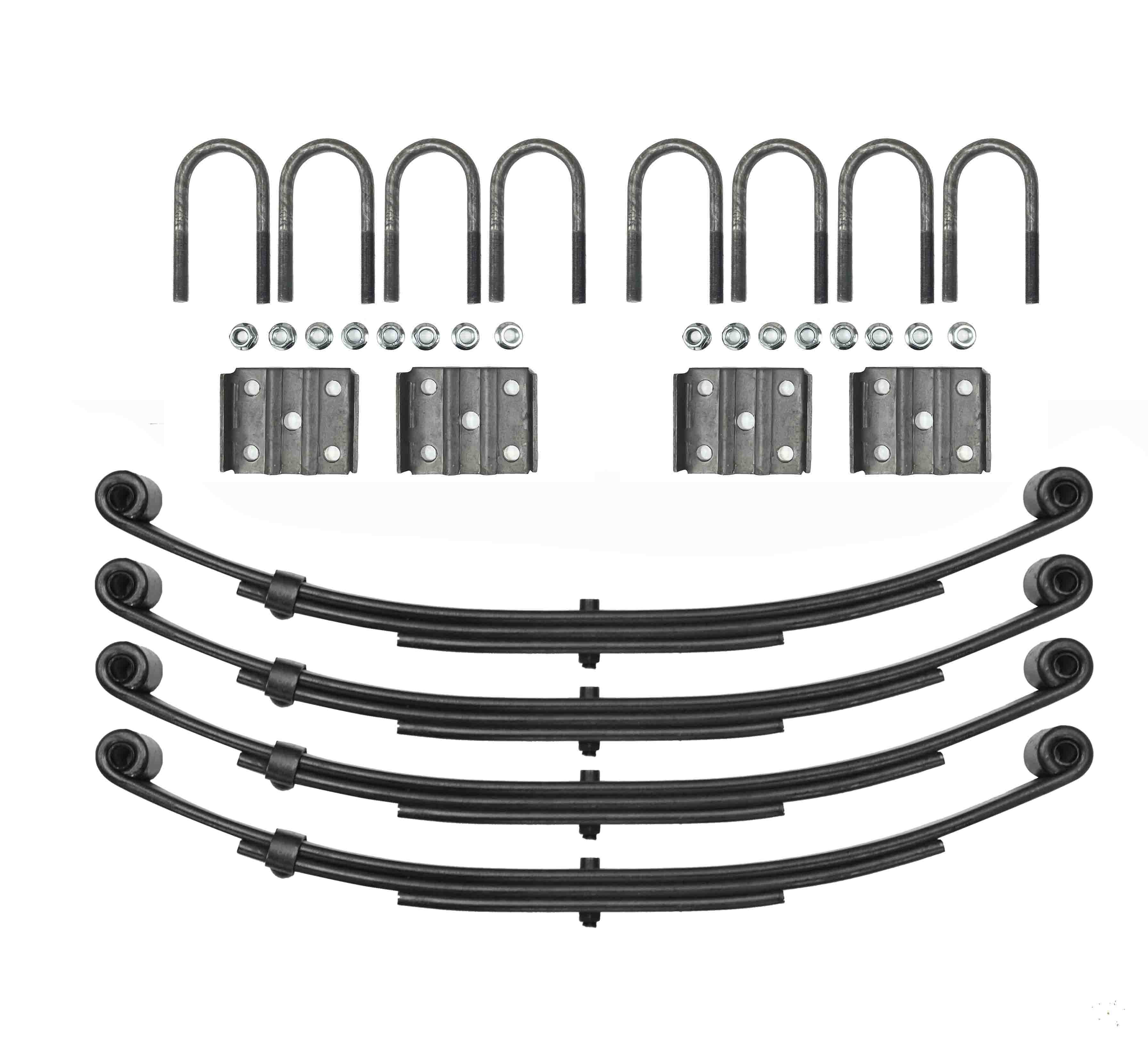 Kit Sospensione Per Rimorchio Tandem LIBRA 7000#, Con Molle A Balestra 3500# E Kit U-bolt - Assale E Sospensioni Completi - Foto 14
