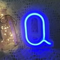 thumbnail image 2 of LED Neon Letter Lights, Light Up LED Letters Lights Light Up Marquee Letters Lights Letters Neon Signs Battery USB Blue, 2 of 8