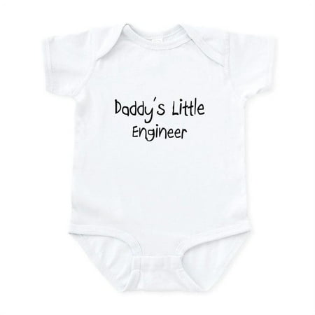 

CafePress - Daddy s Little Engineer Infant Bodysuit - Baby Light Bodysuit Size Newborn - 24 Months