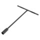 thumbnail image 1 of Ofertas únicas Llave de zócalo universal 27.5x18.5cm Llave de spanner duradera removedor de zócalo de acero al carbono 1 pieza hexagonal 15mm para automóvil motocicleta dirtbike llave de mango en T, 1 of 7